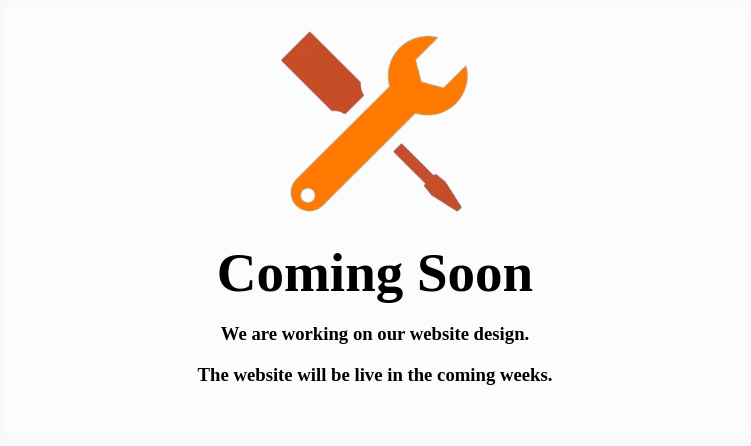Coming soon...